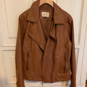 Faux Leather Jacket